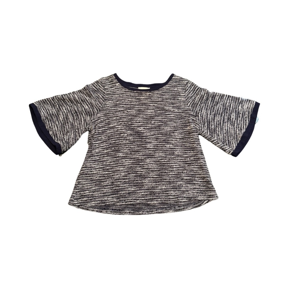 “&. Layered” is the brand. Navy and white sweater. Excellent Condition!